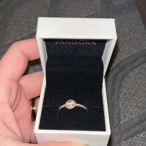 Pandora Promise Ring Rose Gold